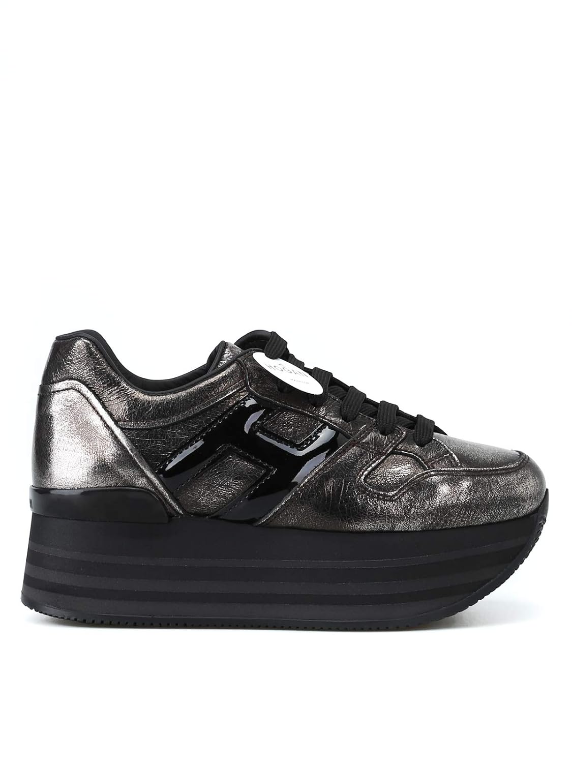Hogan Sneakers Maxi H222 HXW2830T548JD81642 Nero Donna Scarpe  urban-earth.co.uk