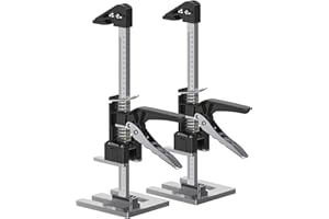 SauHandi Labor Saving Arm Jack,2 Pcs Hand Lifting Tool Jack Load-Bearing 365 LB,15.5 inch Portable Multifunctional Furniture Lifter Jacks,Suitable for Door,Wall Tile Locator,Bar Clamps for Woodworking