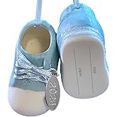 Baby Boy Shoe Personalized Ornament Babys First Christmas Ornament 2026 Baby Booties - Can Be Personalized - with Gift Box