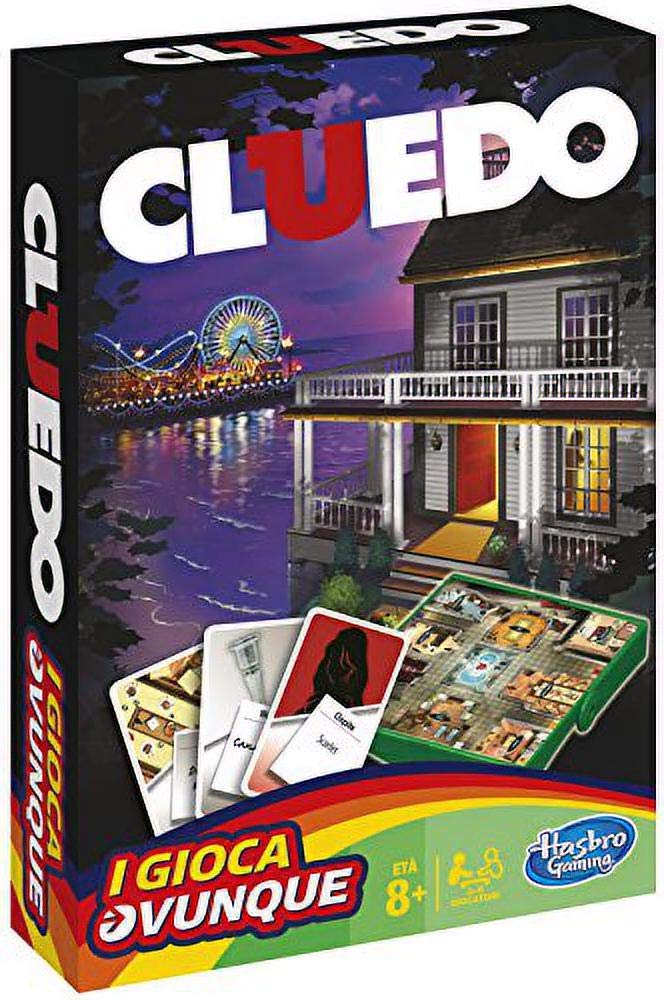 Hasbro Gaming – Cluedo, Travel Game Italian Version