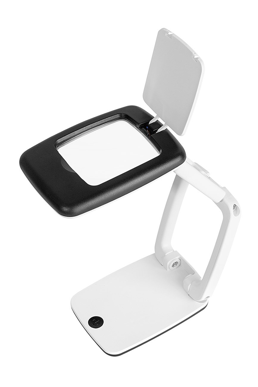 Wedo Desk/Pocket Magnifier with LED Light