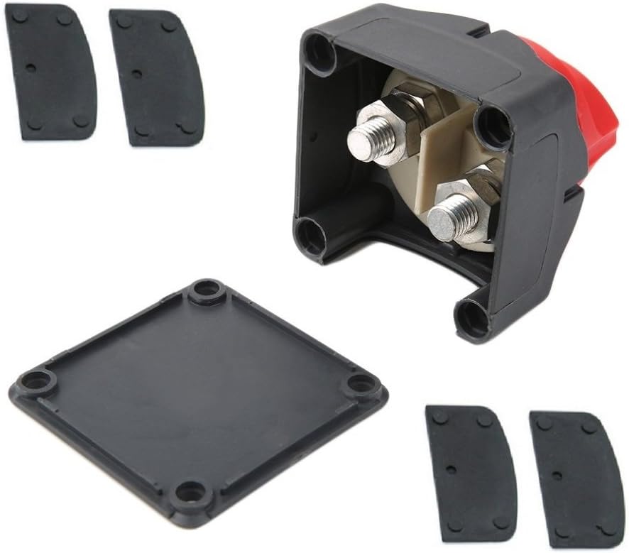 ANJOSHI Battery Switch Master Isolator Cut Off Kill Switch for RV Battery Marine Boat Car Vehicles 275/1250 Amps Waterproof : Sports & Outdoors