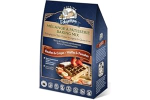 Cuisine L' Angelique Gluten-Free & Organic Waffle & Pancake Mix, 455g