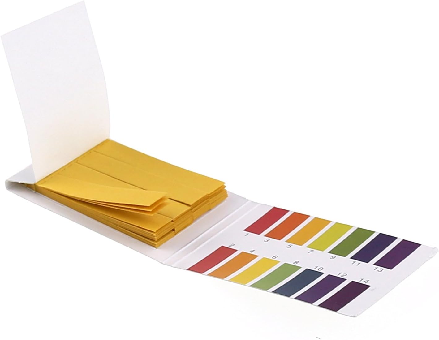 DANMEI litmus paper ph test strips,80 pH Indicator Test Strips 1-14 Paper Litmus Tester Laboratory Urine & Saliva