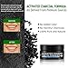 Natural Teeth Whitening Charcoal Powder (30g) + Bamboo Toothbrush + Dental Floss Picks (45 pcs) for Brighter and Healthier Teeth