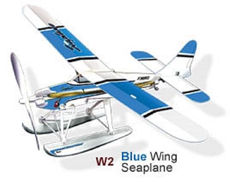 Blue Wing Seaplane Rubber Band Powered Flugzeug Kit - Lyonaeec 36.002 Fliegen Modell