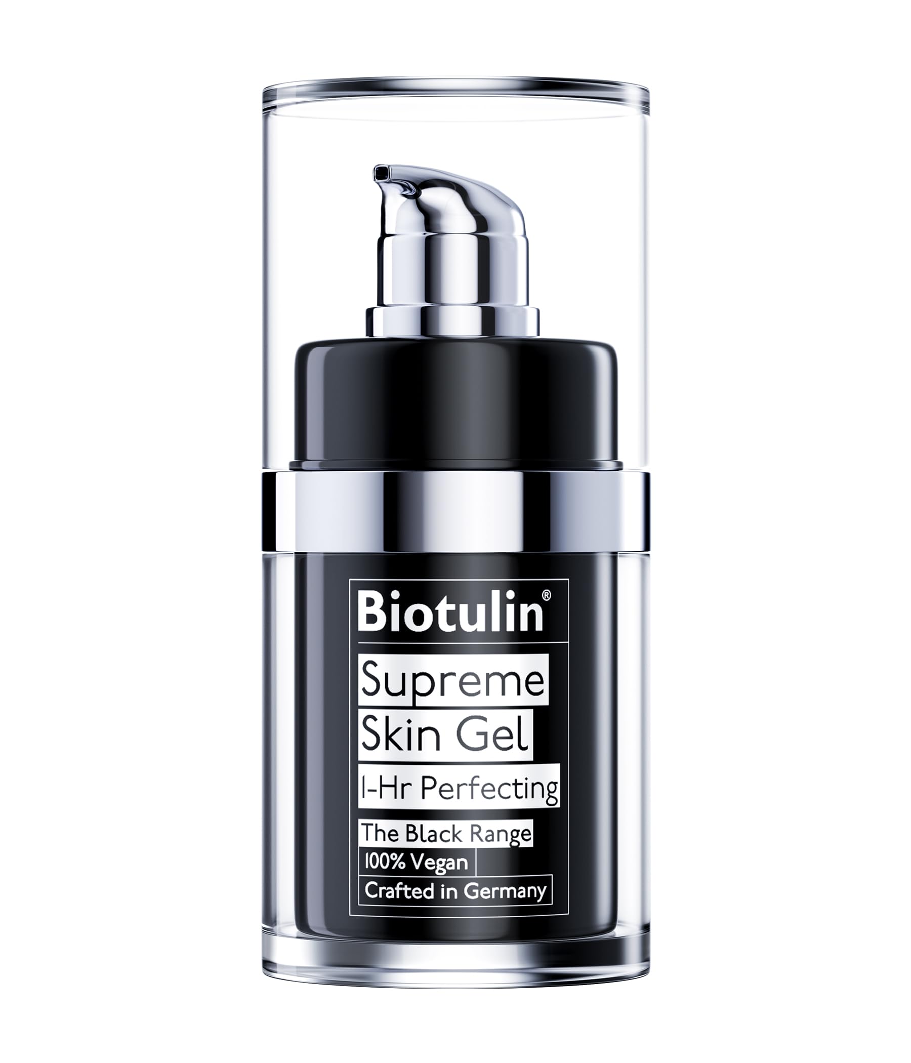 Biotulin - Supreme Skin Gel 0.5 fl.oz - Anti-wrinkle moisturizing treatment with concentrated Spilanthol and Hyaluronic Acid - Smooth and plump skin in less than 1 hour