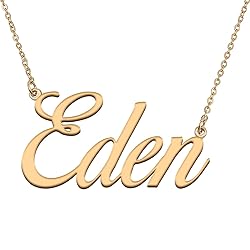 HUAN XUN Customized Custom Simple Any Name Necklace
