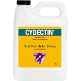 Cydectin (Moxidectin) Oral Drench for Sheep | Ready-to-use Solution Controls 13 Parasite Species | 1L Dewormer