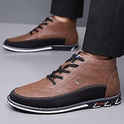 Men's Casual Dress Boots Motorcycle Boots Plus Size