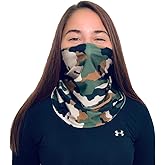 Smash Dandy Camo Neck Gaiter | Bandana, Balaclava, Headband, Face Mask Men Women | Made in USA | Washable, Reusable
