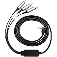 OSTENT AV Video RCA Cable Cord for Sony PSP 2000 Slim to TV