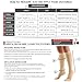 Truform 30-40 mmHg Compression Stockings for Men and Women, Knee High Length, Closed Toe, Black, Large
