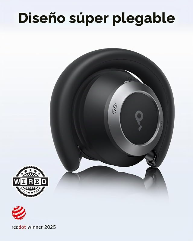 Space One de Anker Pro Auriculares ANC Adaptativa de, LDAC, 60H