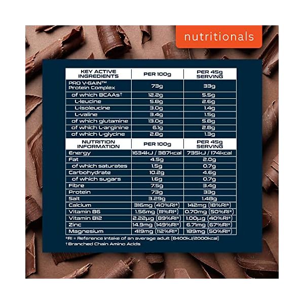 SCI-MX-Nutrition-Pro-V-Gain-Protein-Powder-Plant-Based-22-kg-Chocolate-49-Servings SCI-MX Nutrition Pro V-Gain Protein Powder, Plant Based, 2.2 kg, Chocolate, 49 Servings