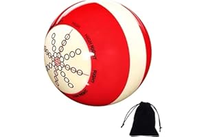 YtotY Training Billiards Cue Ball Practice Training Artifact, Used in American Billiards Eight Balls, Billiard Accessories Practice Balls with Standard Lines