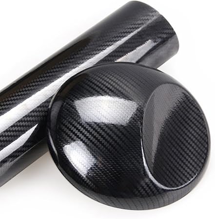 Amazon Vinyl Frog 5dリアルカーボンシート カーラッピングフィルム ハイグロス 艶あり 3dベース ブラック 黒 エア抜き溝 152cm 30cm 外装 エアロパーツ 車 バイク