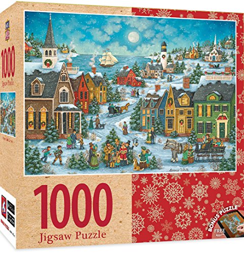 MasterPieces Holiday Harbor Side Carolers Jigsaw Puzzle, 1000-Piece