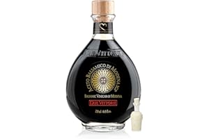 Due Vittorie Oro Gold Balsamic Vinegar of Modena. Highest score from The Consortium of Modena With Cork Pourer - 8.45fl oz / 