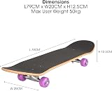 Xootz Complete Kids Double Kick Trick Skateboard 31 x 8 Maple Deck view 3