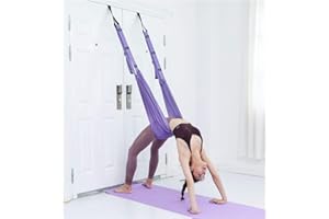 DIAMERD Leg Stretcher Strap, Stretching Equipment with Door Anchor Flexibility Trainer Backbend Assist for Dance Aerial Yoga Ballet Leg Stretching Exercise