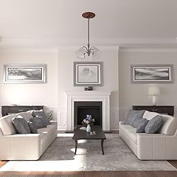Ekena Millwork CM18ROACS Rose Ceiling