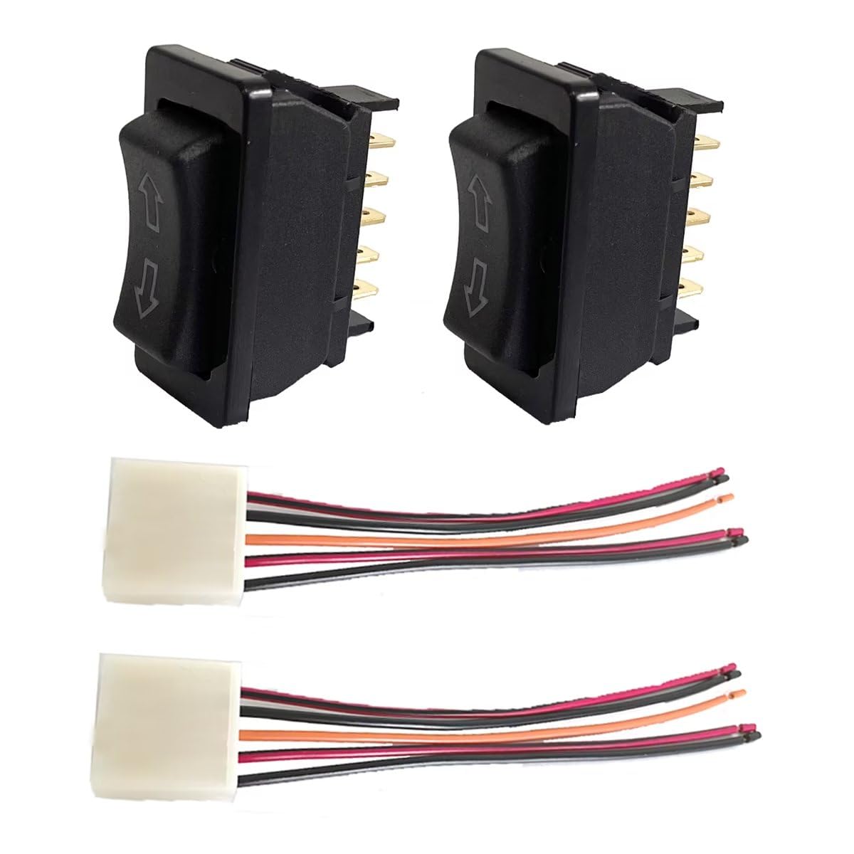 Mua 2 X 5 Pin Universal Car Power Window Switch UP/Down Control Lift ...