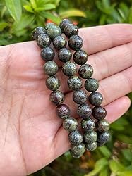 Dragons Blood Jasper Crystal Bead Bracelet