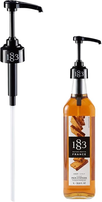1883 Maison Routin Reusable Syrup Pump 8ml 1L Bottle Fit No Drip