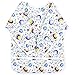 Langsprit Baby Bib with Sleeves-Waterproof Long Sleeve Bib for Babies/Infant/Toddler Smock Baby with Pocket(6-24 Months),Planet