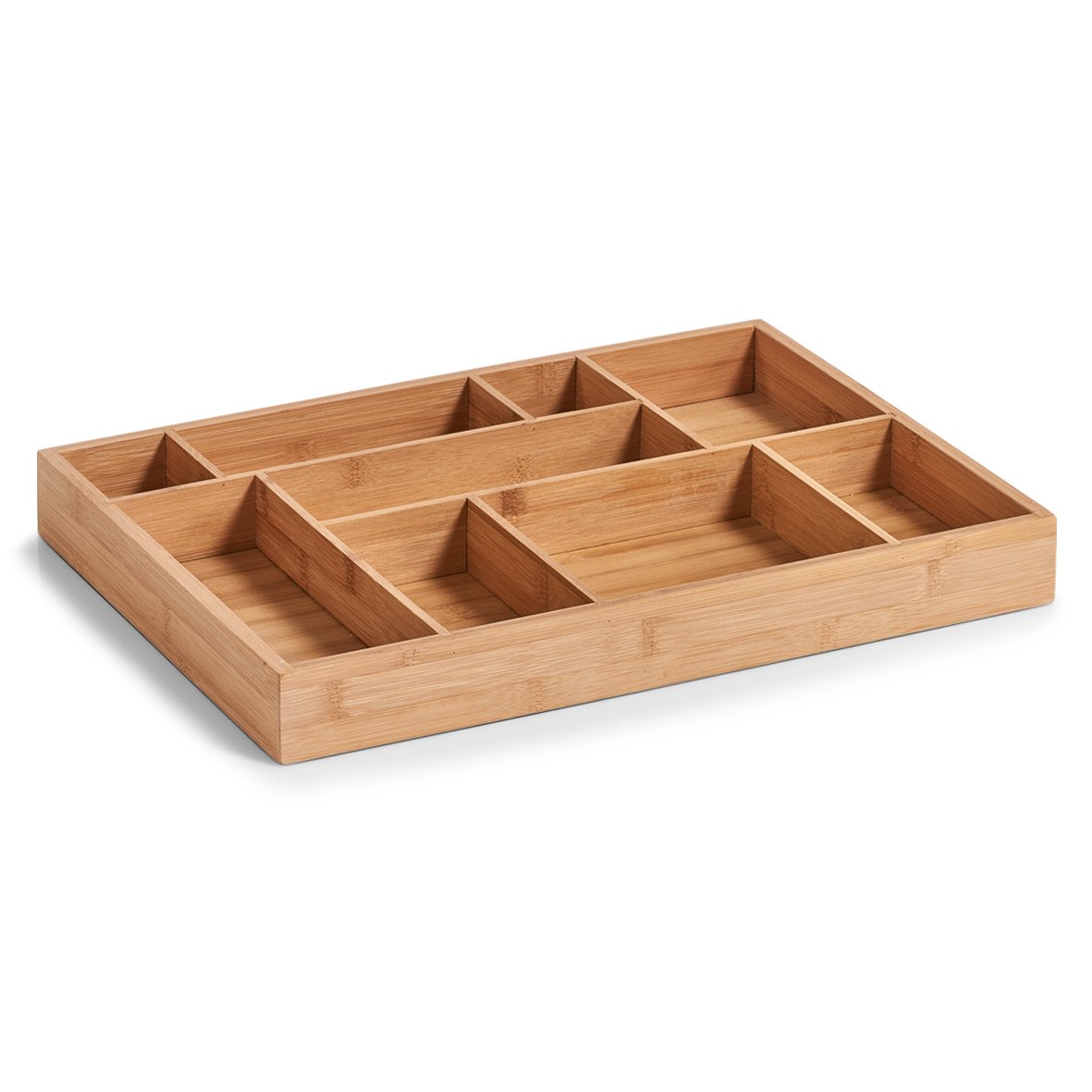 Zeller Wooden Drawer Organiser 44.5 x 32 x 5 cm Natural