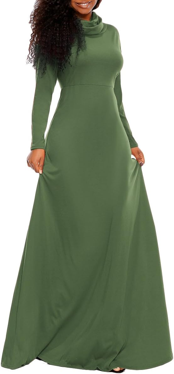 Voghtic Women Party Maxi Dresses Bodycon Long Sleeve Long Dress