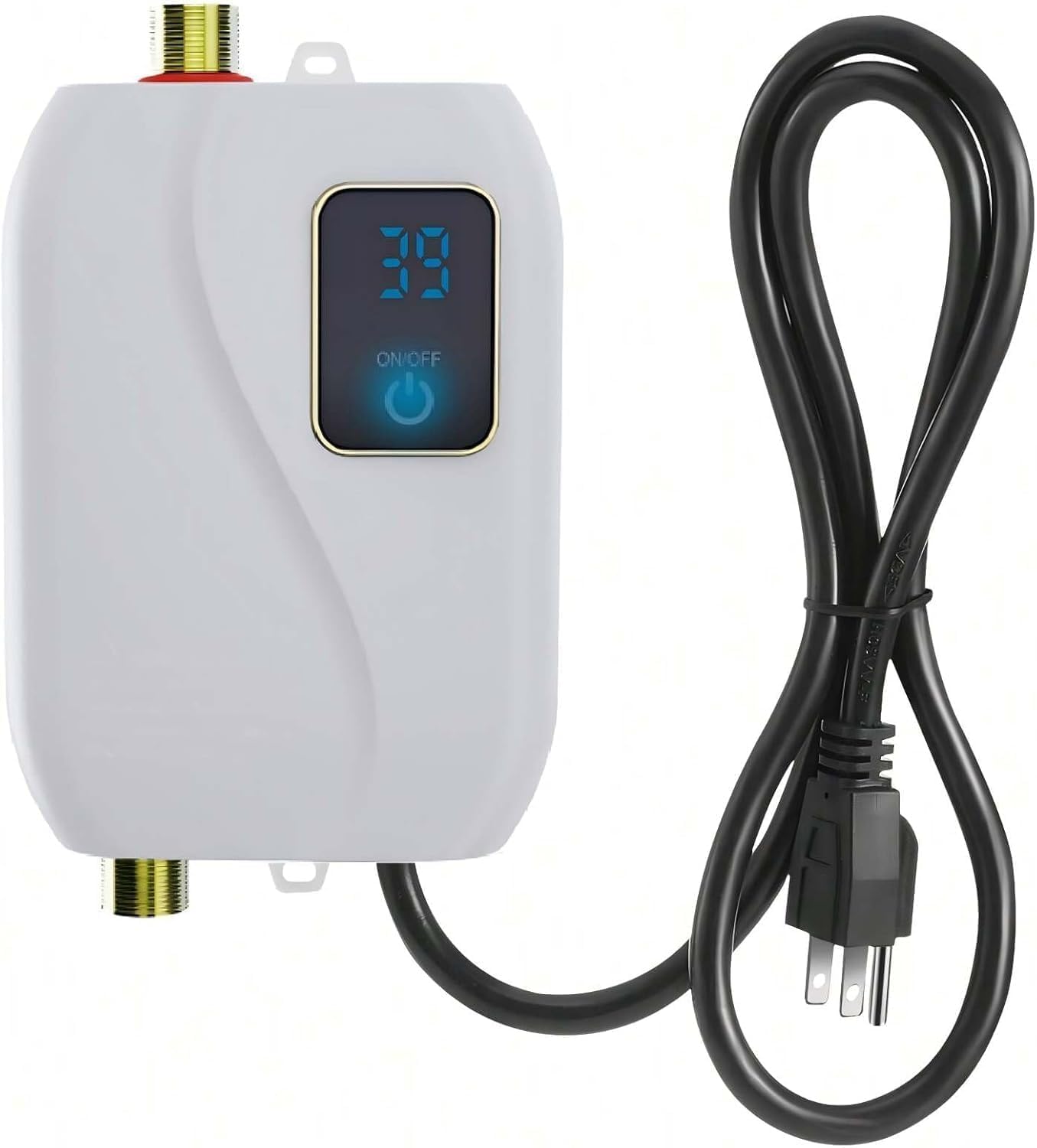 Photo 1 of Tankless Water Heater Electric, Under Sink Instant Hot Water 110V 3KW, On Demand Point of Use for Kitchen Bathroom RV, (Use in Environments Above 0°C/32°F), Lower Flow = Higher Heat