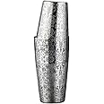 UNTIOR Stainless Steel Boston Shaker Tin with Etched Pattern - 2 Piece Unweighted Cocktail Shaker 18oz & 28oz, Martini Shaker Drink Mixer Professional Bartender Kits (royal pattern)