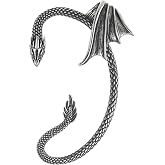 HZMAN Stainless Steel Gothic Animal Non-Piercing Ear Cuff for Men Women | Waterproof,Hypoallergenic,Easy to wear all day long,Gift,Cocktail Ball,Halloween,Fantasy Costume