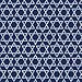 Silver Stars of David on Blue Gift Wrapping Paper - 24