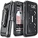 COVRWARE Galaxy J3 2017 Case, Built-in Screen Protector, Heavy Duty Rugged Holster, Belt Clip, Kickstand, Black