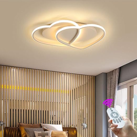 YXZQ LED Love Deckenleuchte Romantisches Design Deckenleuchte Dimmbar