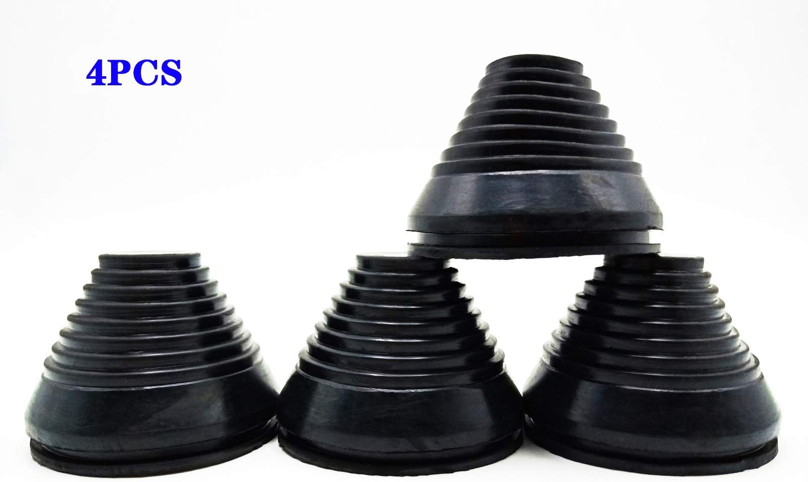 Rubber Hole Plug 2" ID 2-3/8" Drill Hole£¬ Synthetic Rubber Grommets Wire Protection,Tower, 4PCS