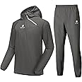 HOTSUIT Sauna Suit for Men Sweat Sauna Jacket Pant Gym Workout Sweat Suits