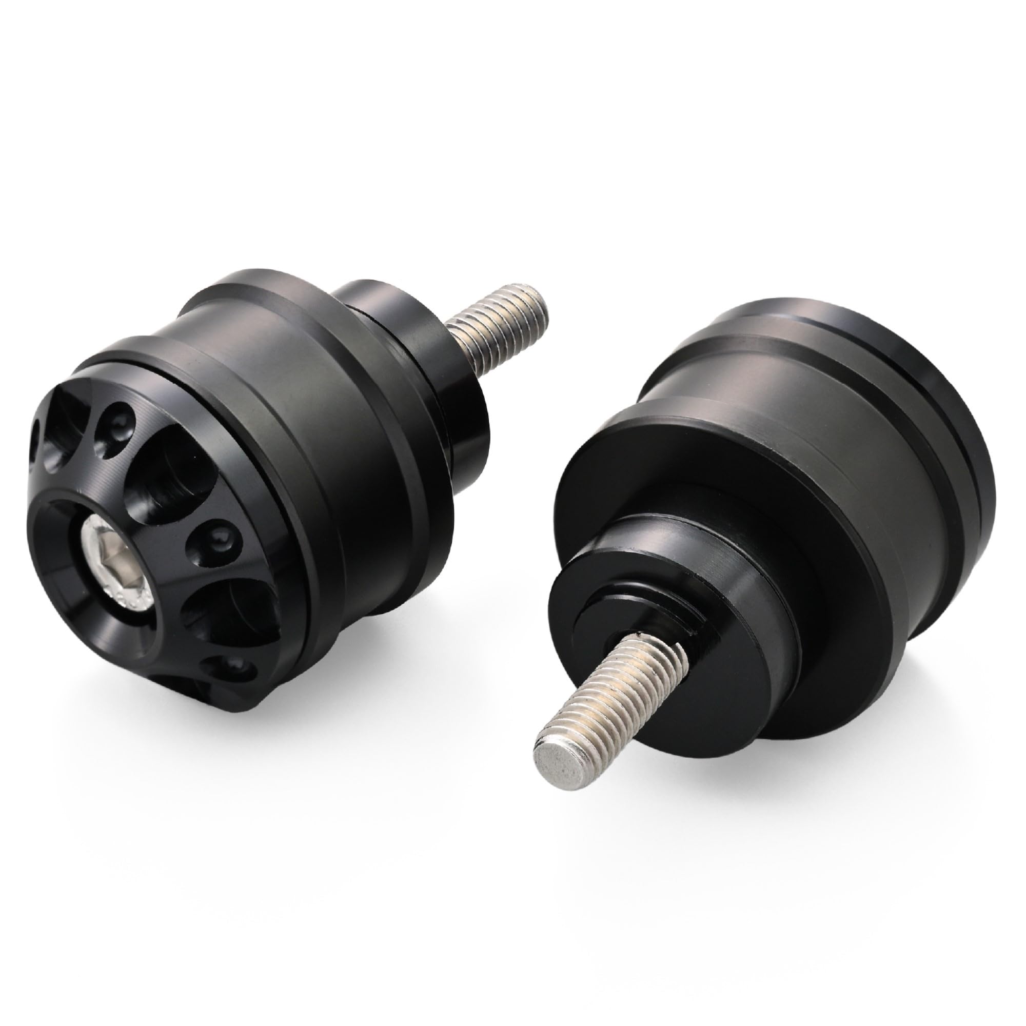 デイトナ(Daytona) バーエンド バイク ホンダ(M6)用 ミドルウェイト アルミビレット ファインカット ブラック 48991商品画像