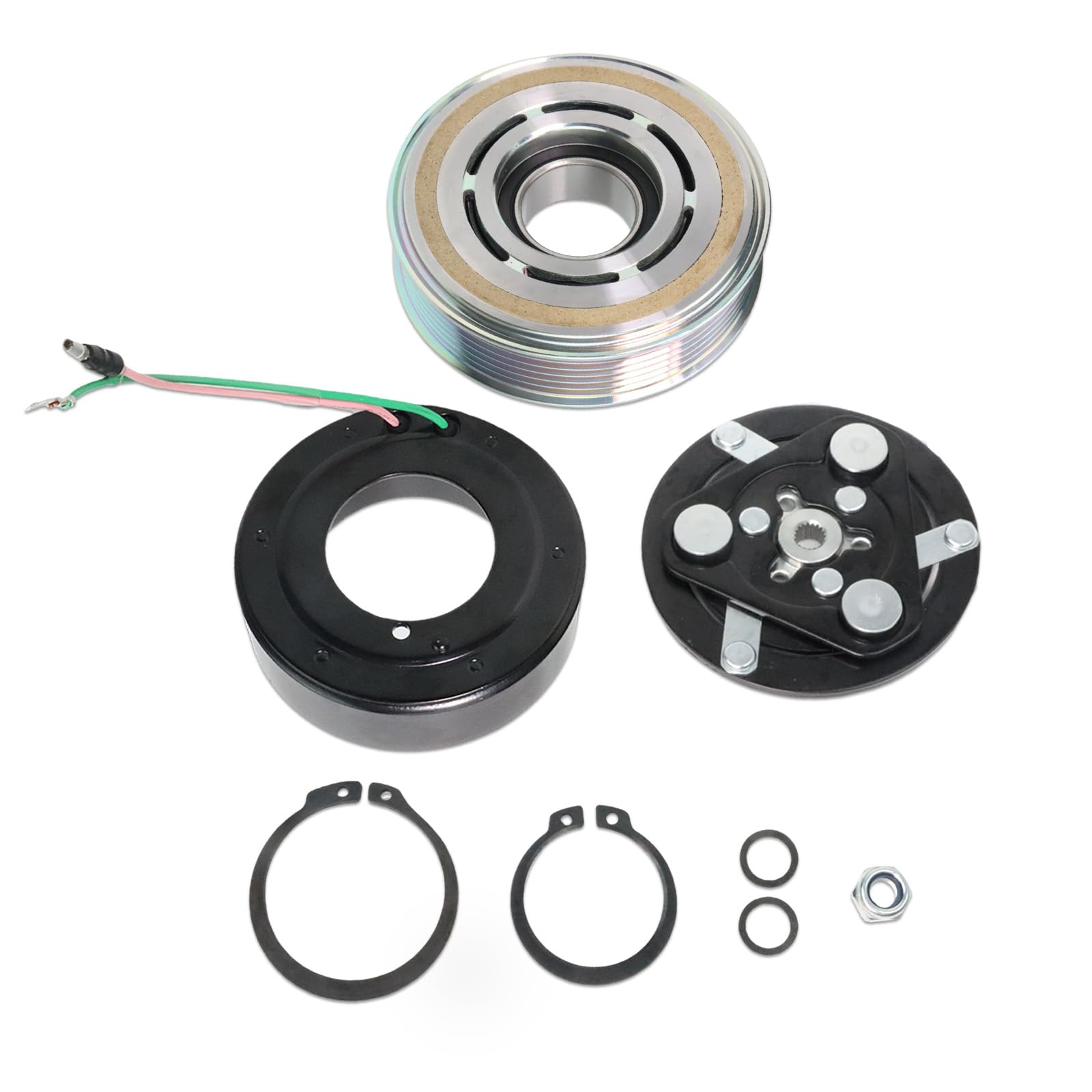 View 1 of 1782 A/C Compressor Clutch Kit Fits for 2012-2015 Civic 1.8L, Air Conditioning Compressor, Aftermarket Automotive Parts, Automotive Parts Replacement