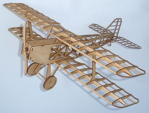 Aeromax Flugzeug modell Maxi 1:10 KIT Version, Konstruktionsmodell aus Sperrholz ausgeführt