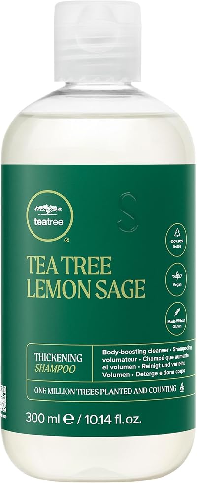 Paul Mitchell Tea Tree Lemon Sage Thickening Shampoo 300ml Volume Boost Hair