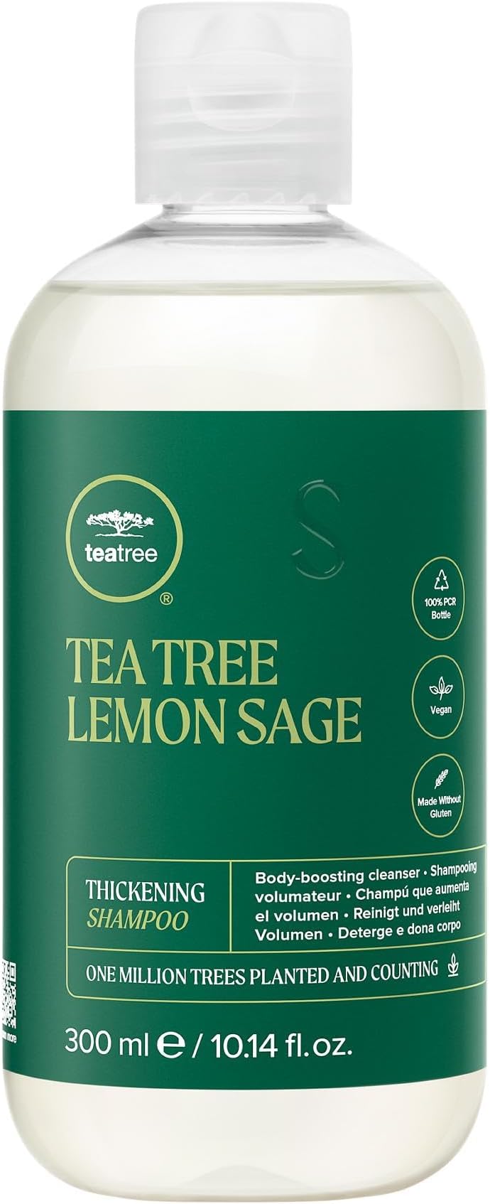 Paul Mitchell Tea Tree Lemon Sage Thickening Shampoo 300ml Volume Boost Hair