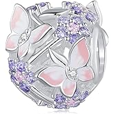 VOROCO Coffee Moon Star Dream Catcher Charms for Bracelet 925 Sterling Silver Dangle & Beads Charm for Charm Bracelet and Necklace DIY Charm Jewelry Gifts for Women