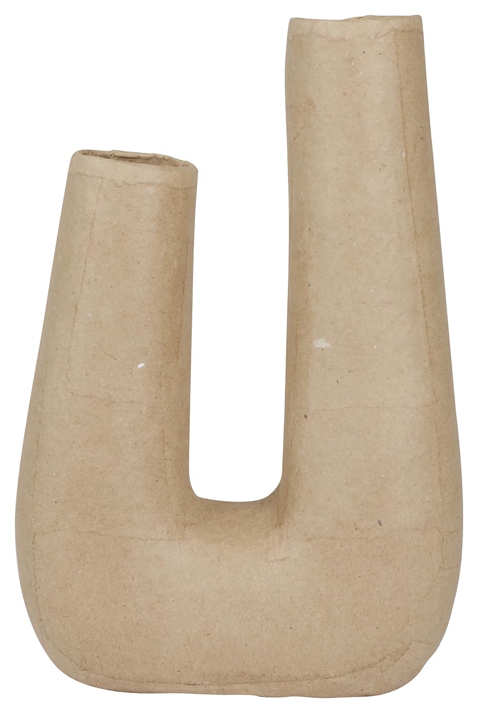 Décopatch HD085C - A double vase to decorate - Paper mache object to personalize - Waterproof home decoration - Dimensions: 16.5x7x25cm — image 1