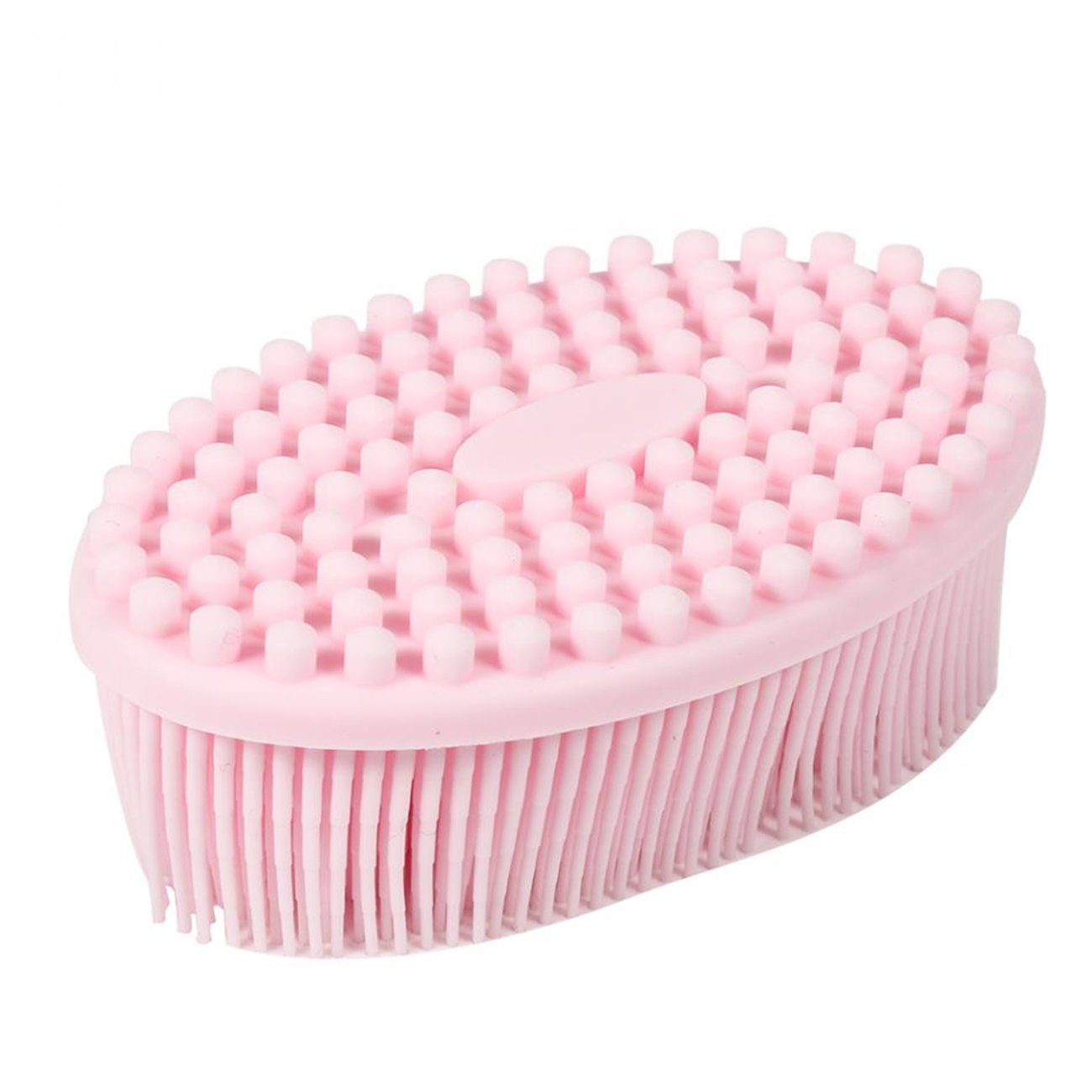 100 Silicone Bath & Shower Loofah Brush For Face & Body Gentel Scrub