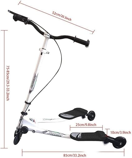 foldable tri scooter