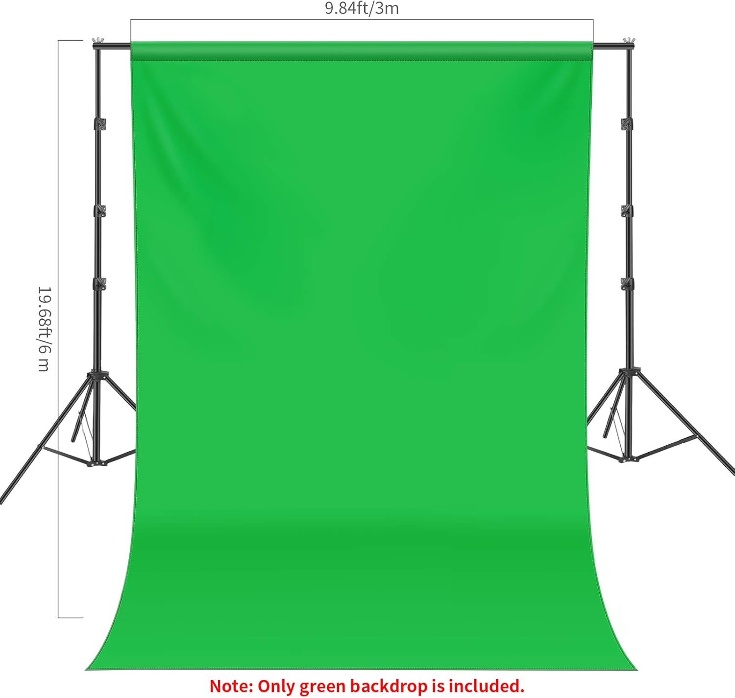 Neewer 10 x 20 Foot / 3 x 6 Meter Pro Photo Studio 100 Pure Polyester Collapsible Backdrop Background for Photography,Video and Televison (Background Only) - Image 4